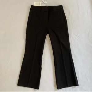 NWT J.Crew Black Hayden Kickout Crop Pant